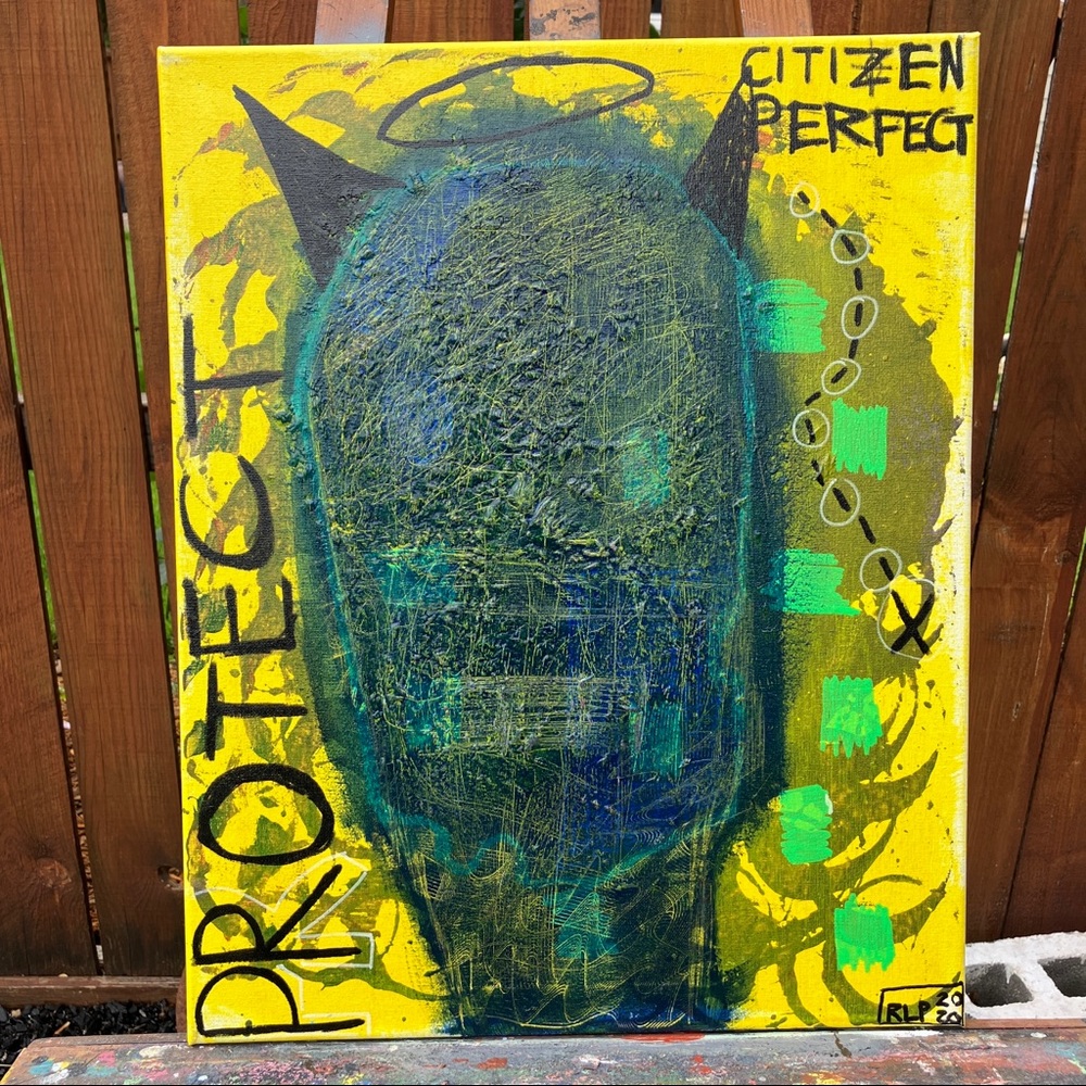 “Citizen Perfect” (Acrylic on Canvas)